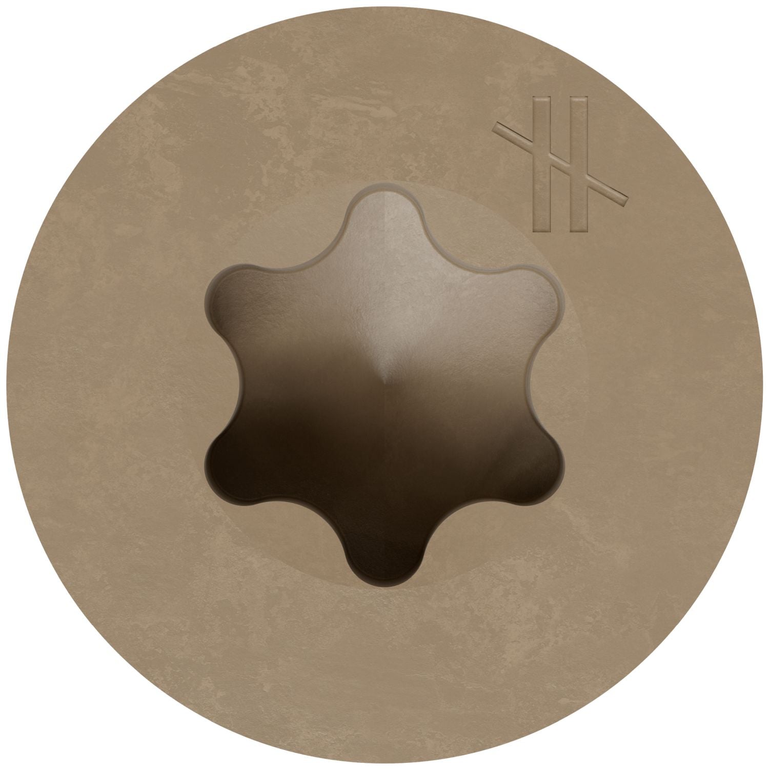 Simpson Strong-Tie DSVT114MB Deck-Drive DSV WOOD Screw,  #8 x 1-1/4-in. T-25, Flat Head, Quik Guard, Tan, 1750-Pack