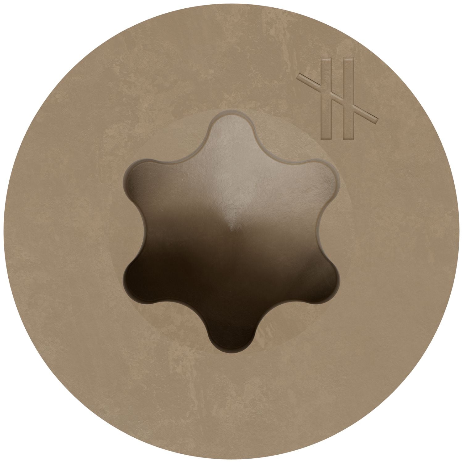 Simpson Strong-Tie DSVT158MB Deck-Drive DSV WOOD Screw,  #8 x 1-5/8-in. T25, Flat Head, Quik Guard, Tan, 1750-Pack