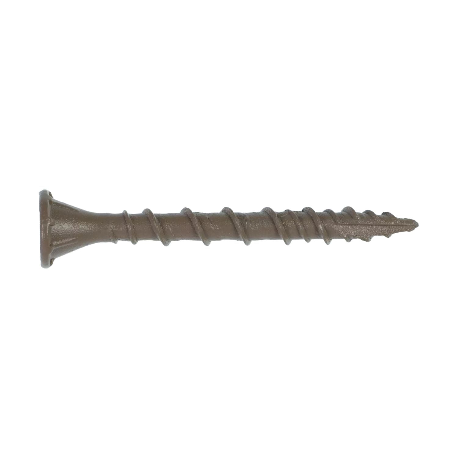 Simpson Strong-Tie DSVT158R160 Deck-Drive DSV WOOD Screw,  #8 x 1-5/8-in. T25, Flat Head, Quik Guard, Tan, 160-Pack