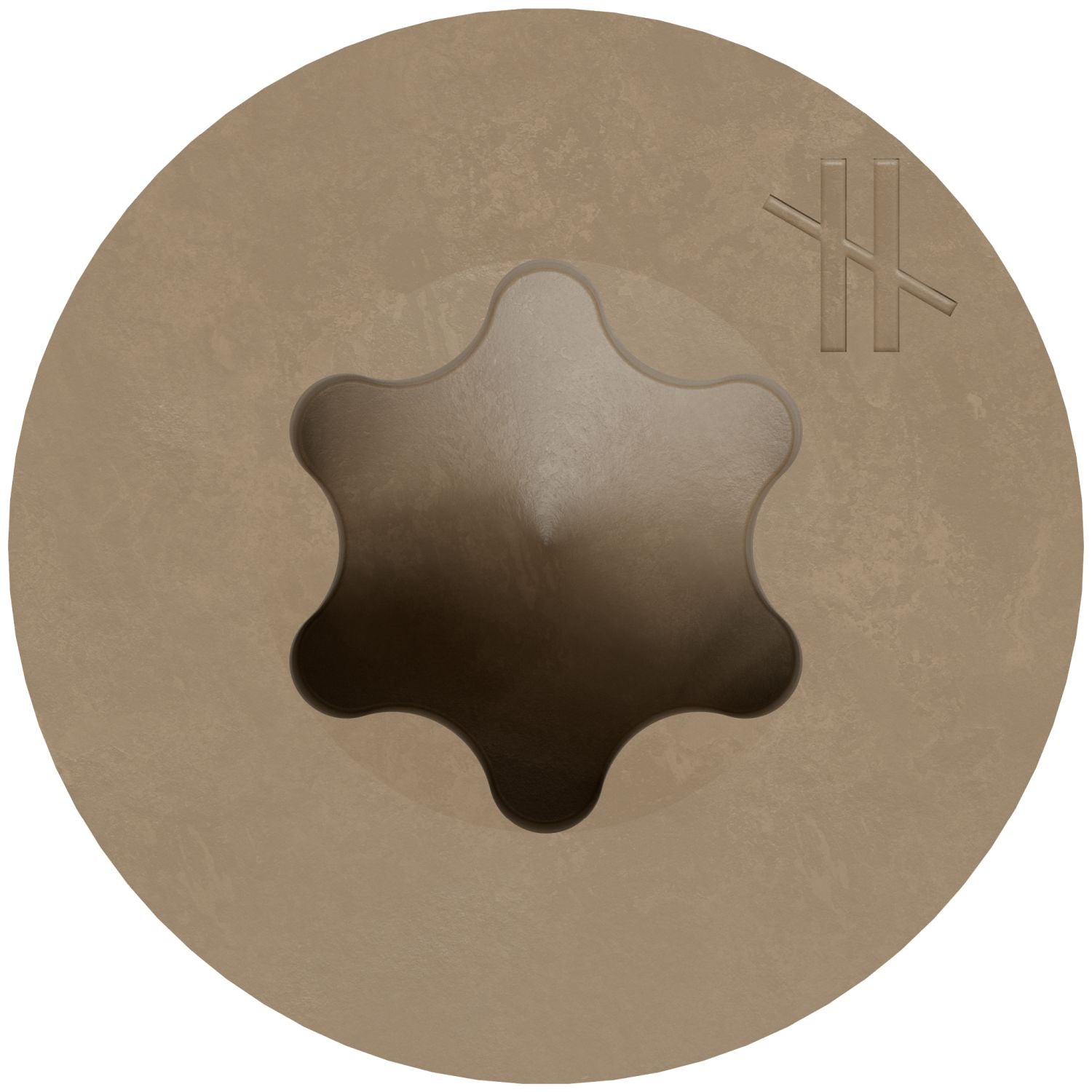 Simpson Strong-Tie DSVT312MB Deck-Drive DSV WOOD Screw,  #10 x 3-1/2-in. T-25, Flat Head, Quik Guard, Tan, 1000-Pack