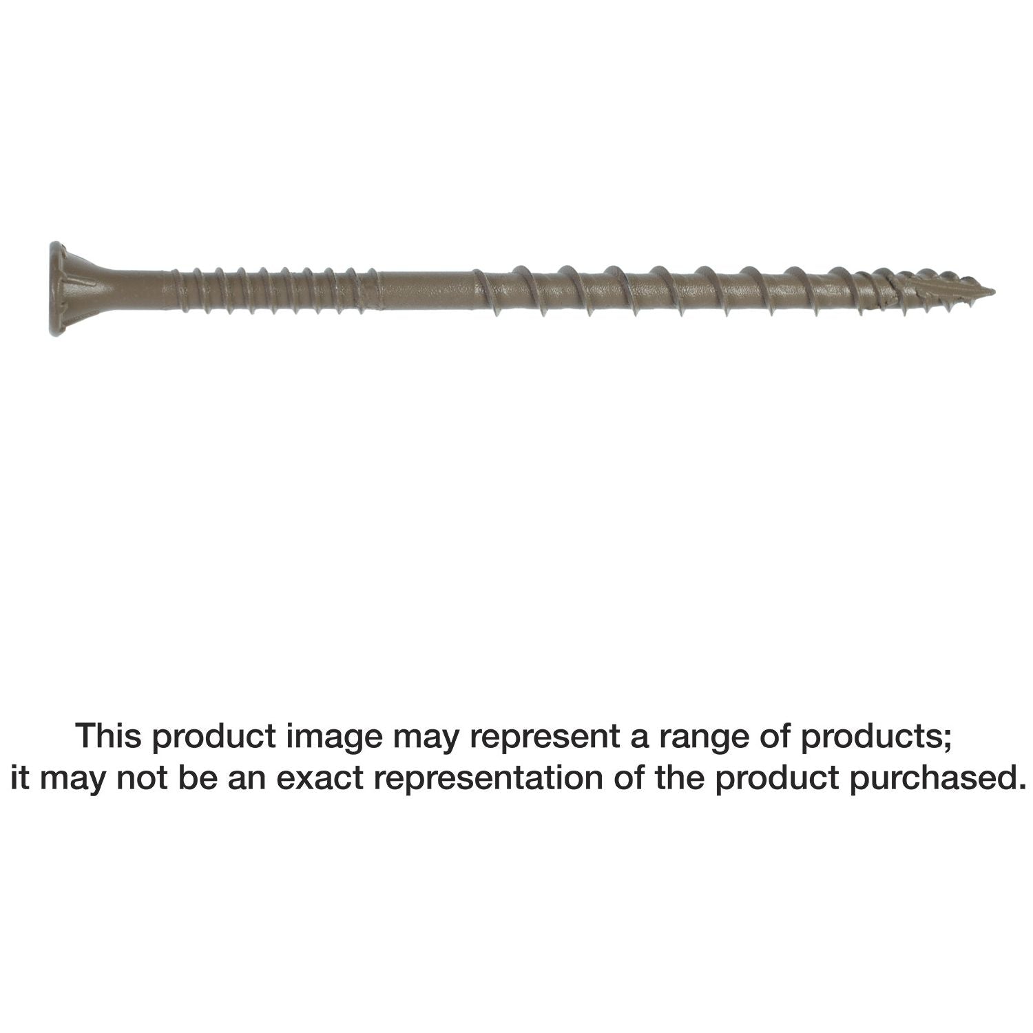 Simpson Strong-Tie DSVT312R5LB Deck-Drive DSV WOOD Screw,  #10 x 3-1/2-in. T-25, Flat Head, Quik Guard, Tan, 5-lb.