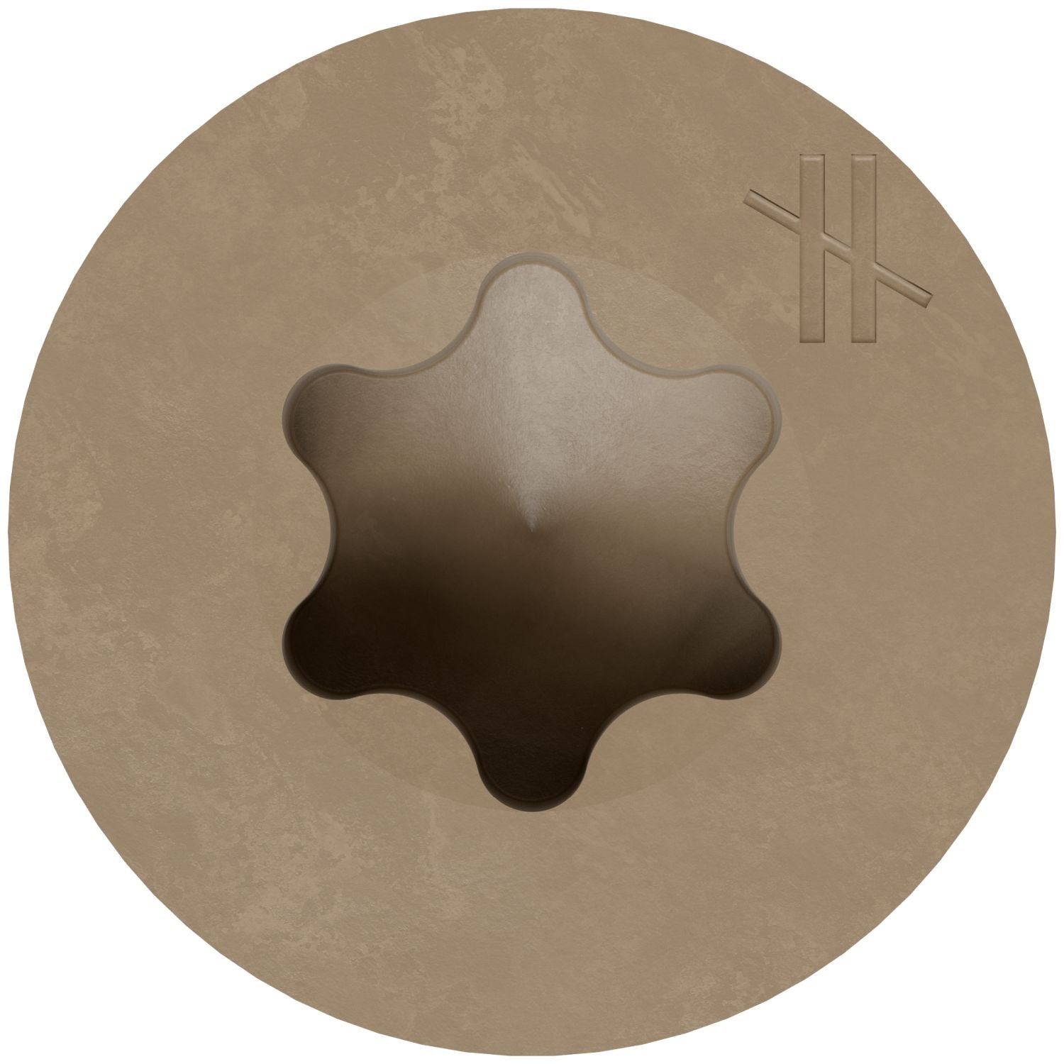 Simpson Strong-Tie DSVT4MB Deck-Drive DSV WOOD Screw,  #10 x 4-in. T-25, Flat Head, Quik Guard, Tan, 1000-Pack