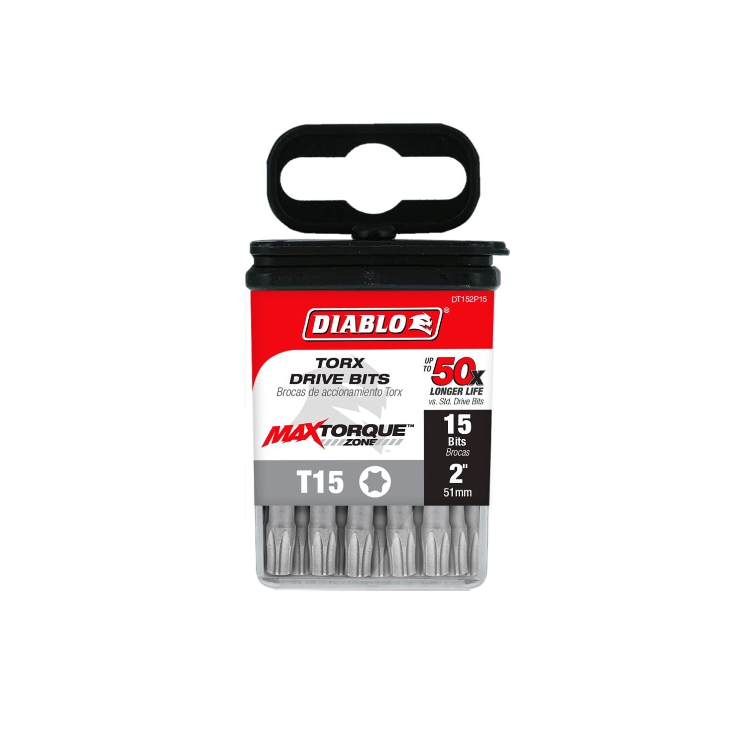 Diablo DT152P15 2 Inch #15 Torx Drive Bits , 15-Pack
