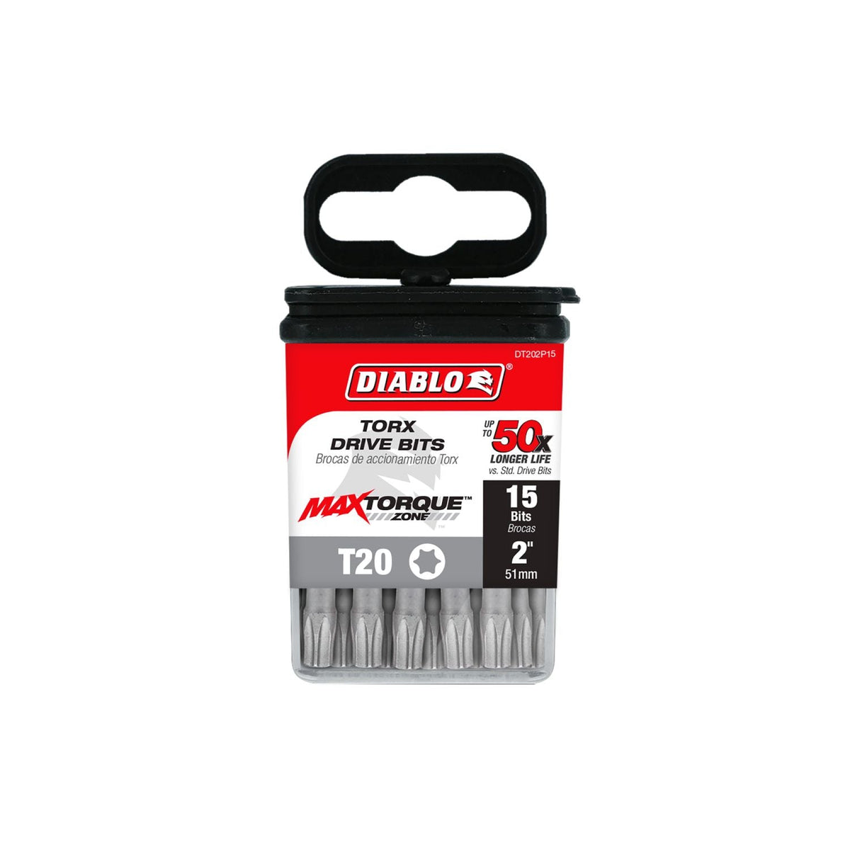 Diablo DT202P15 2 Inch #20 Torx Drive Bits , 15-Pack