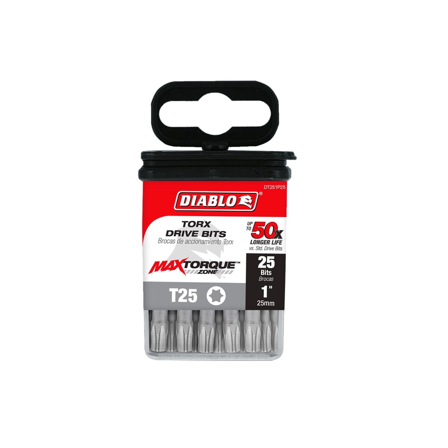 Diablo DT251P25 1 Inch #25 Torx Drive Bits , 25-Pack