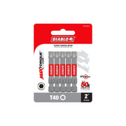 Diablo DT402P5 2 Inch #40 Torx Drive Bits , 5-Pack