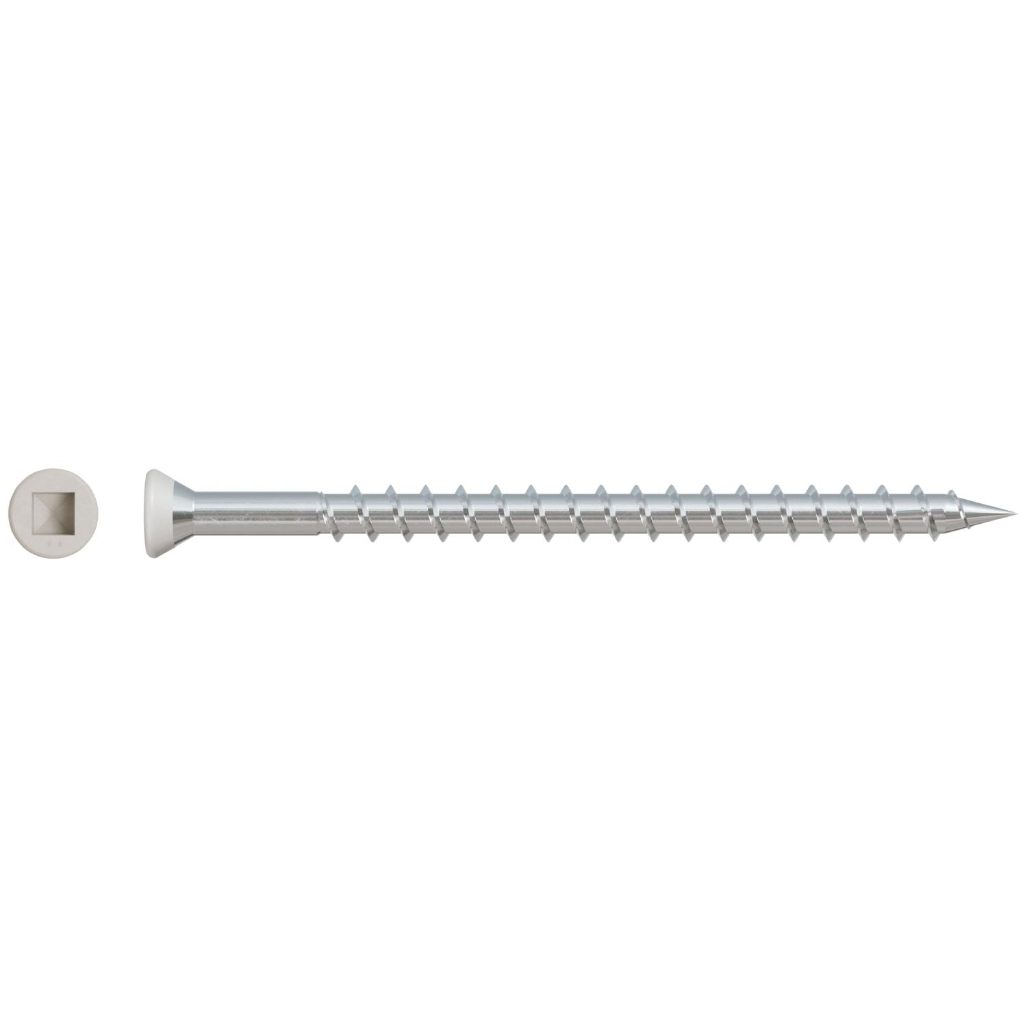 Simpson Strong-Tie DTH212S305GR01 Trim-Head Screw,  Sharp Point (Collated),  #7 x 2-1/2-in. #2 Square Type 305 Gray 01, 1000-Pack