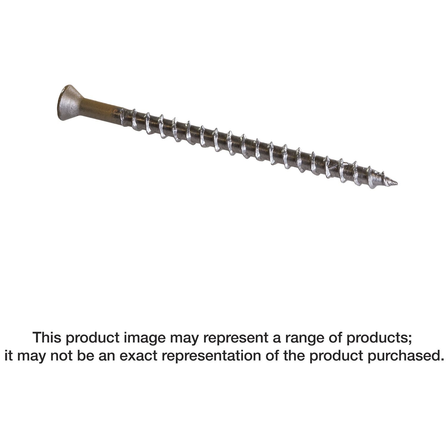 Simpson Strong-Tie DTH212S305GR03 Trim-Head Screw,  Sharp Point (Collated),  #7 x 2-1/2-in. #2 Square Type 305 Gray 03, 1000-Pack