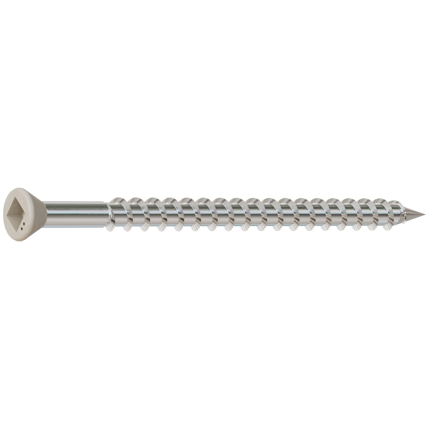 Simpson Strong-Tie DTH212S305GR03 Trim-Head Screw,  Sharp Point (Collated),  #7 x 2-1/2-in. #2 Square Type 305 Gray 03, 1000-Pack
