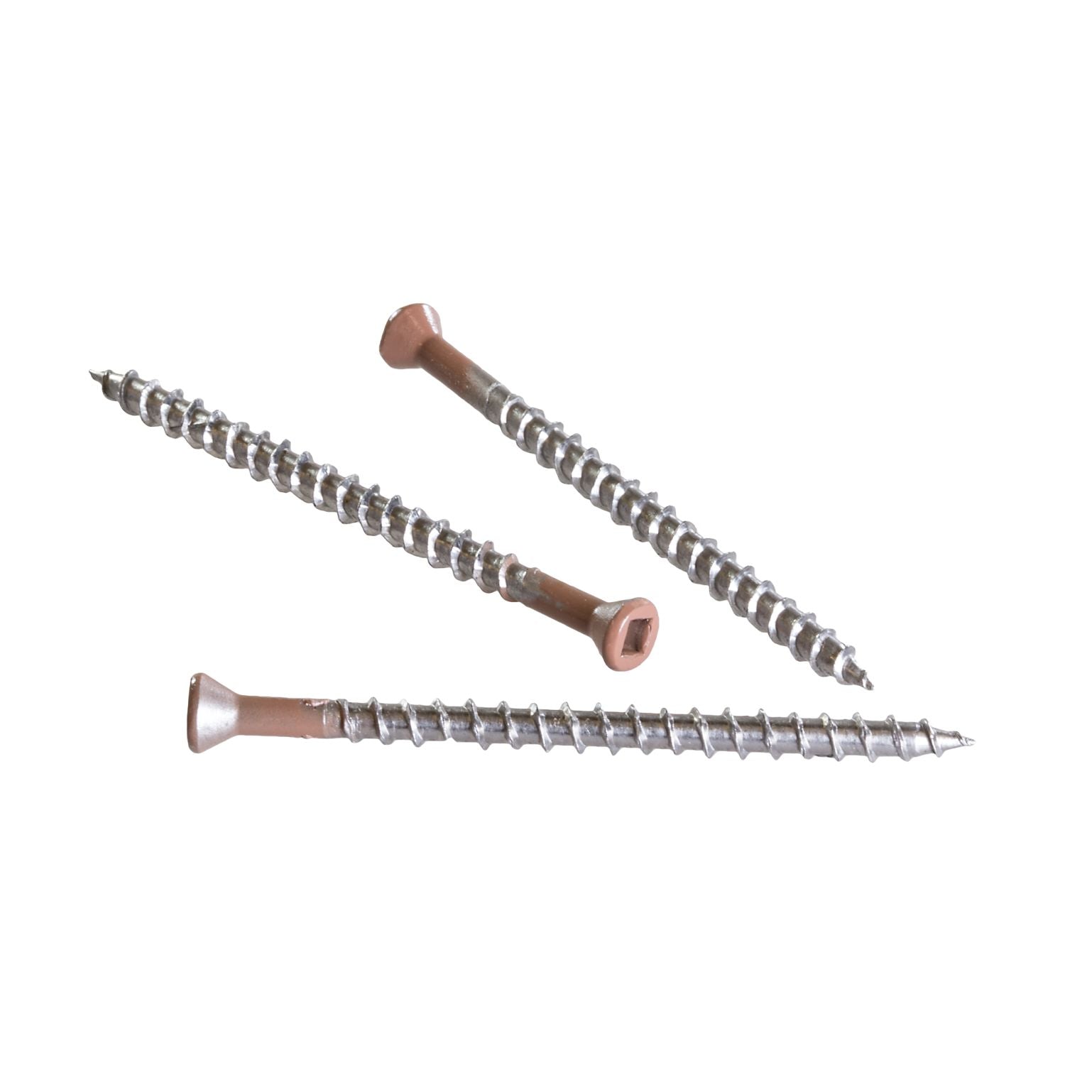 Simpson Strong-Tie DTH212S305TN04 Trim-Head Screw,  Sharp Point (Collated),  #7 x 2-1/2-in. #2 Square Type 305 Tan 04, 1000-Pack