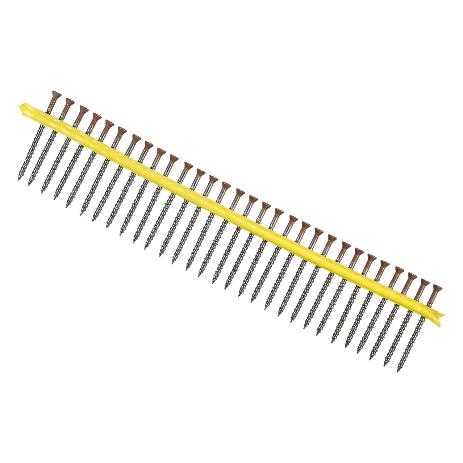 Simpson Strong-Tie DTH212S305TN04 Trim-Head Screw,  Sharp Point (Collated),  #7 x 2-1/2-in. #2 Square Type 305 Tan 04, 1000-Pack