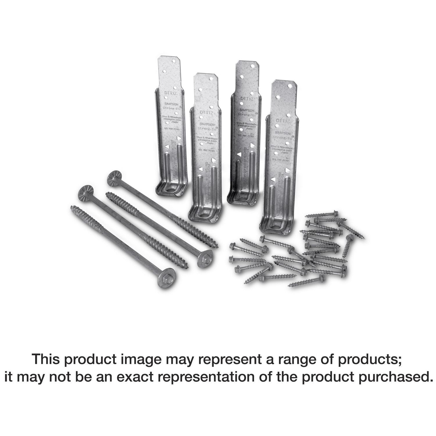 Simpson Strong-Tie DTT2SS-SDS2.5 DTT2SS Stainless-Steel Deck Tension Tie for 2x with 2-1/2-in. SDS Screws