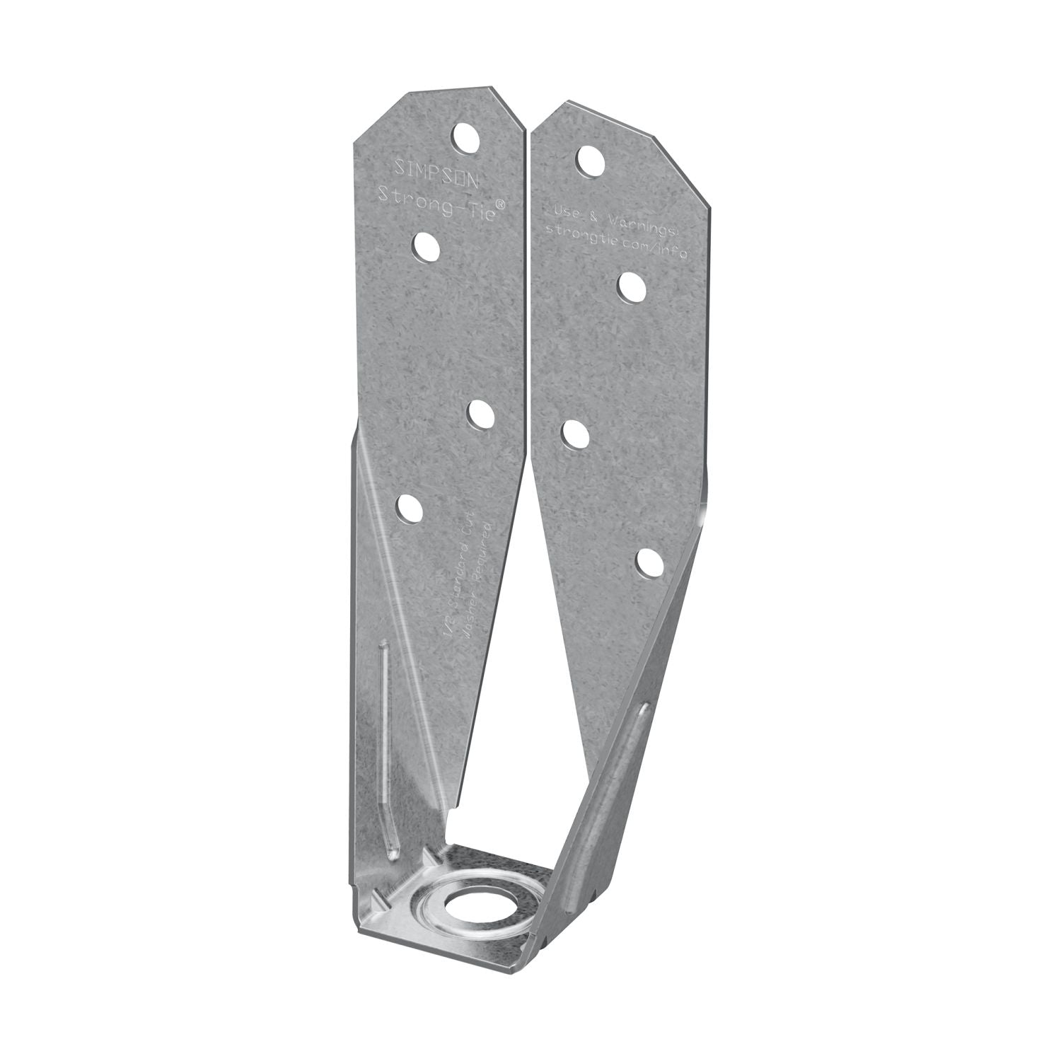 Simpson Strong-Tie ZMAX Galvanized Deck Tension Tie for 2x with 1-1/2-in. SDS Screws (DTT2Z)