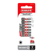 Diablo DTV1-S7 1 Inch Torx Drive Bit Assorted Pack , 7-Piece
