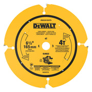 DEWALT 6-1/2-in. 4-Tooth Fiber Cement Track Saw Blade (DWA261204TS)