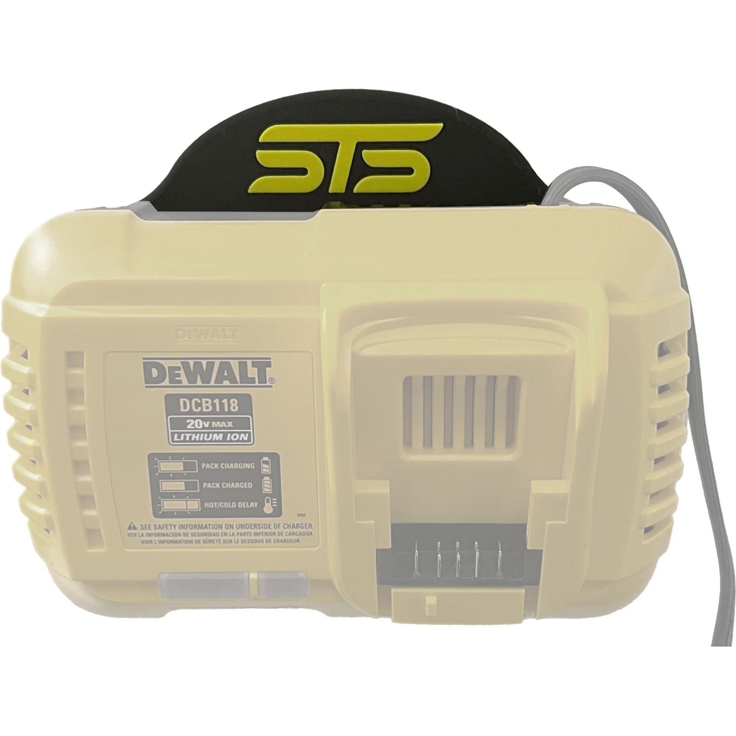 STS Auto Design DWDC118 DeWalt DCB118 Magnetic Charger Plate