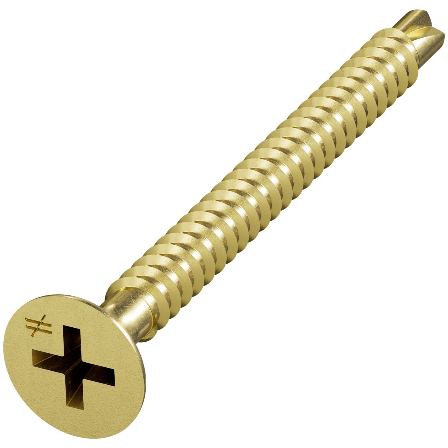 Simpson Strong-Tie DWFSD158PS DWFSD Drywall-to-CFS Screw (Collated),  #6 x 1-5/8-in. #2 Phillips, Yellow Zinc, 2500-Pack