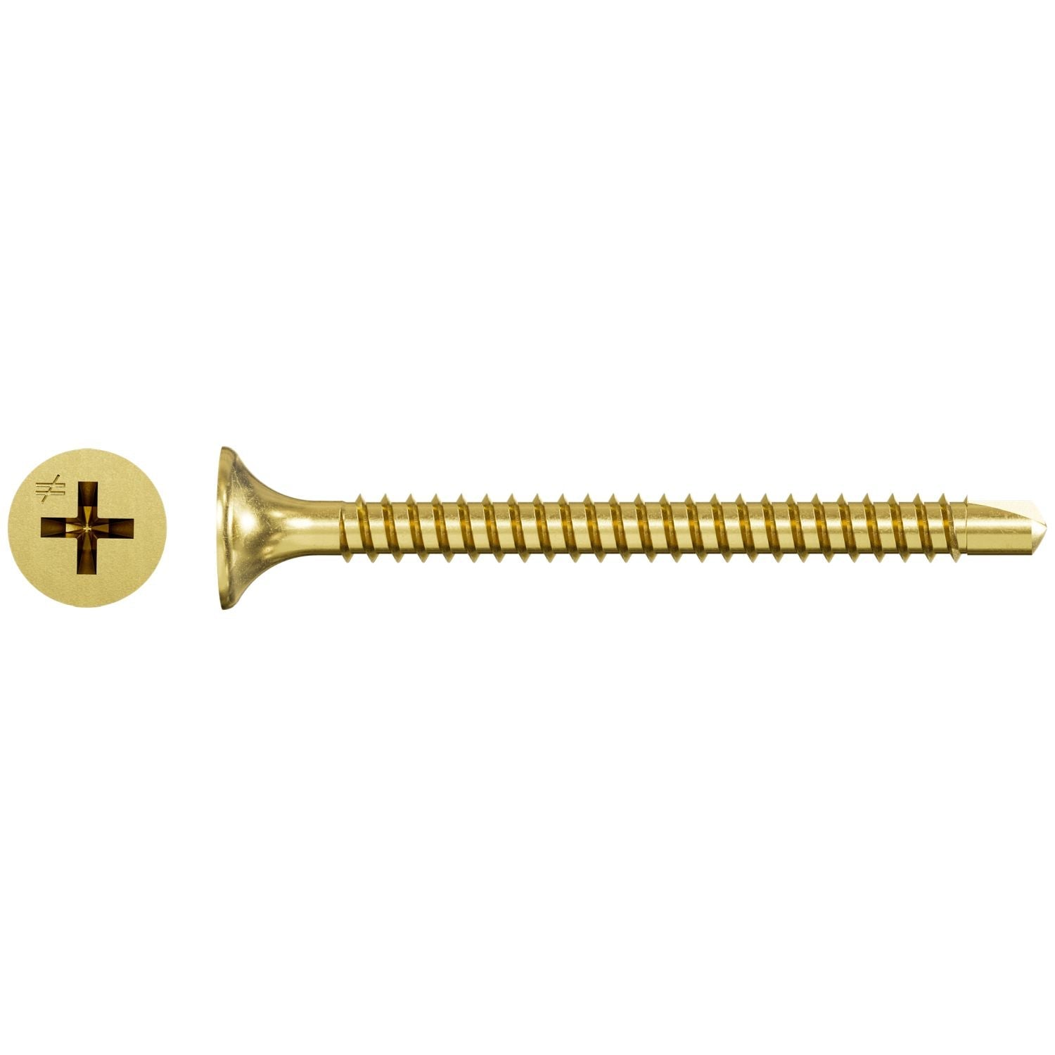 Simpson Strong-Tie DWFSD158PS DWFSD Drywall-to-CFS Screw (Collated),  #6 x 1-5/8-in. #2 Phillips, Yellow Zinc, 2500-Pack