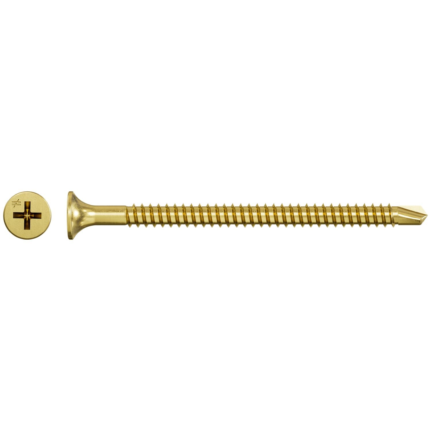 Simpson Strong-Tie DWFSD238PS DWFSD Drywall-to-CFS Screw (Collated),  #8 x 2-3/8-in. #2 Phillips, Yellow Zinc, 1500-Pack