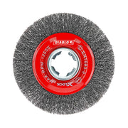 Diablo DWW400XCWC01F 4 Inch X-LOCK Carbon Steel Crimped Wire Wheel