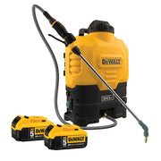 DeWalt DXSP190681B 20V MAX 4-Gallon Backpack Sprayer with 5.0Ah Battery 2-Pk
