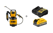 DeWALT DXSP190786B 2-Gallon Compressed Air Sprayer bundled with DCBP320C 20V MAX XR POWERSTACK 3.5Ah Battery and Charger Starter Kit