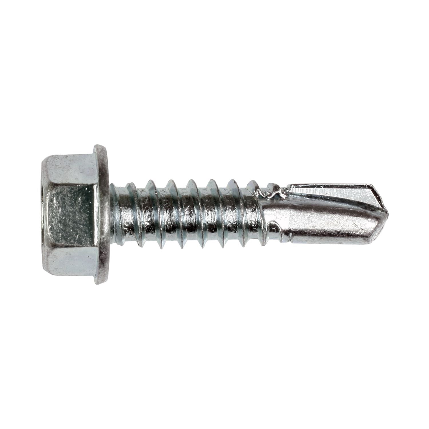 Simpson Strong-Tie E1B1414B Self-Drilling E Metal Screw,  #14 x 1-in. 3/8-Hex, Clear Zinc, 2500-Pack