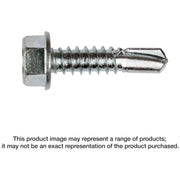 Simpson Strong-Tie E1B1414R100 Self-Drilling E Metal Screw,  #14 x 1-in. 3/8-Hex, Clear Zinc, 100-Pack