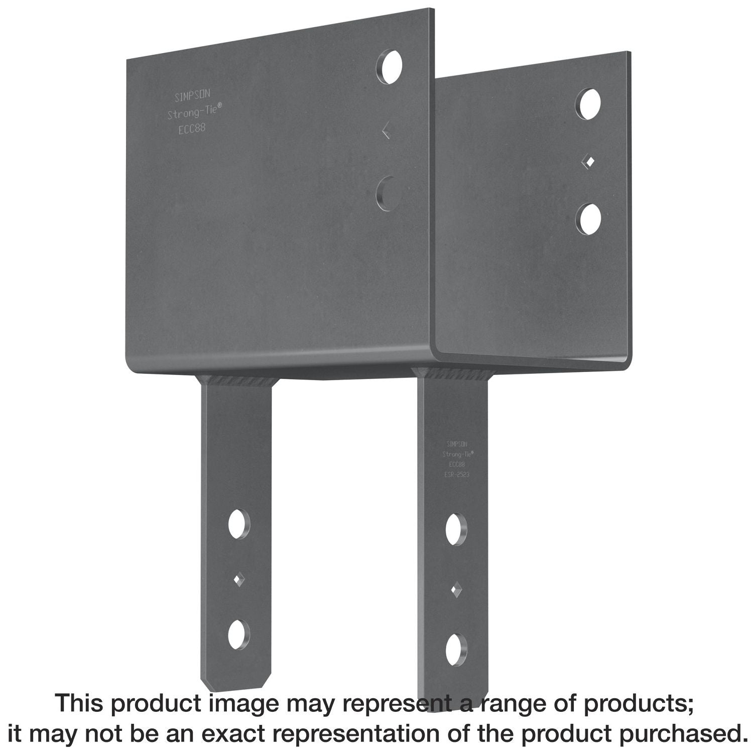 Simpson Strong-Tie ECC66 ECC End Column Cap 6x Beam, 6x Post