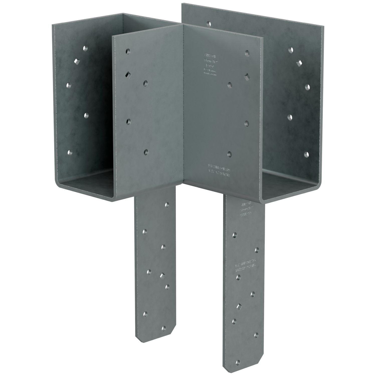 Simpson Strong-Tie ECCLLQ3.25-6SDS ECCLLQ L-Shape End Column Cap for 3-1/4-in. Beams, 6x Post w/ SDS Screws, Skewed Left