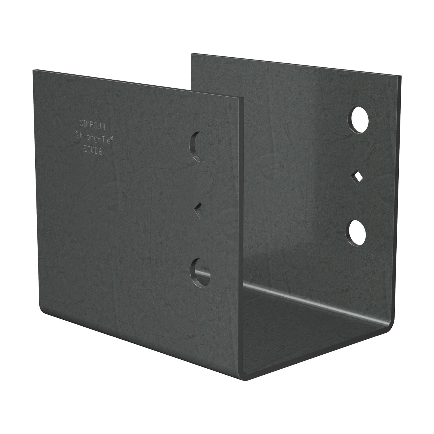 Simpson Strong-Tie ECCO6 ECCO End Column Cap, No Legs, for 6x Beam, 6-1/2-in. Height