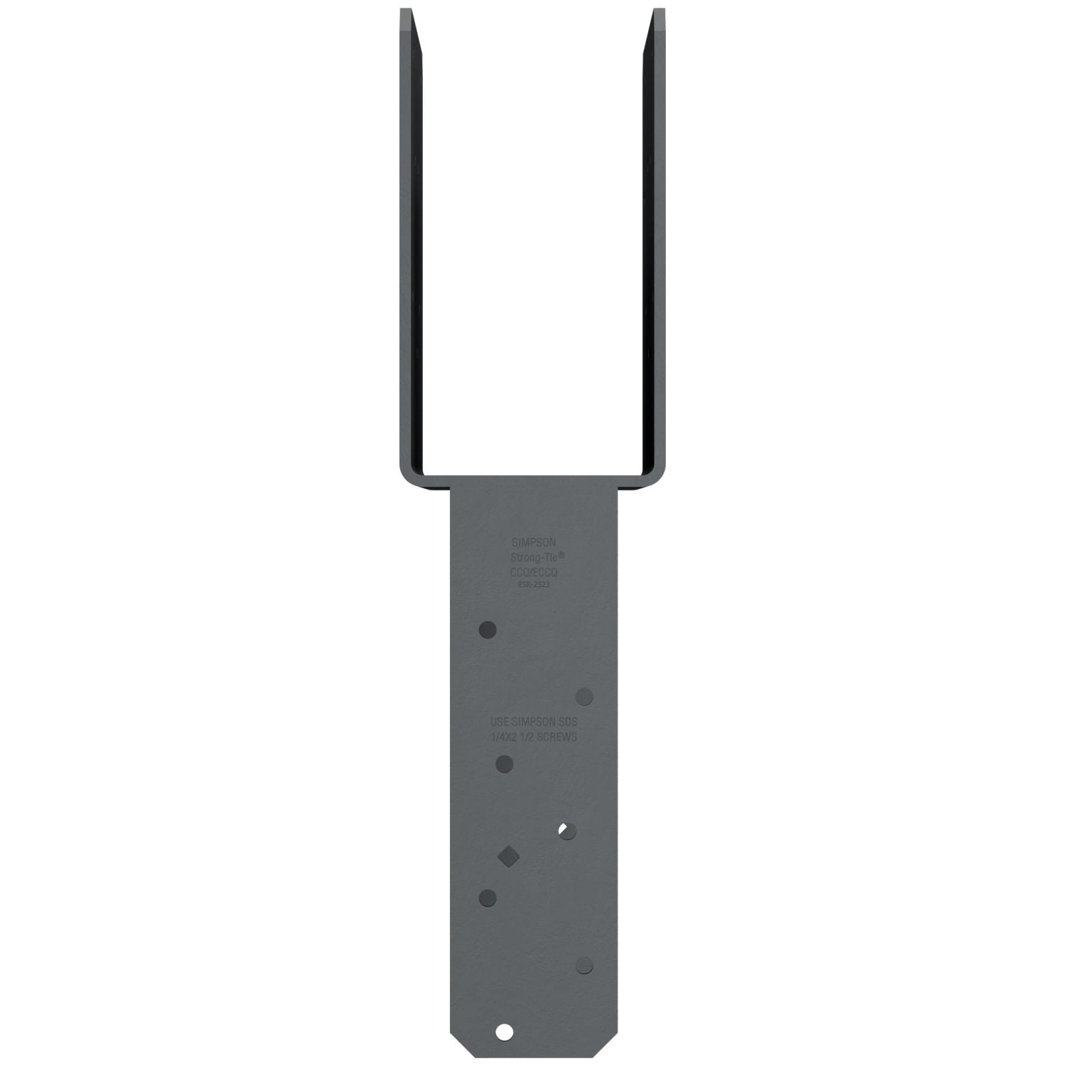 Simpson Strong-Tie ECCQ48SDS2.5 ECCQ End Column Cap for 4x Beam, 8x Post, with Strong-Drive SDS Screws