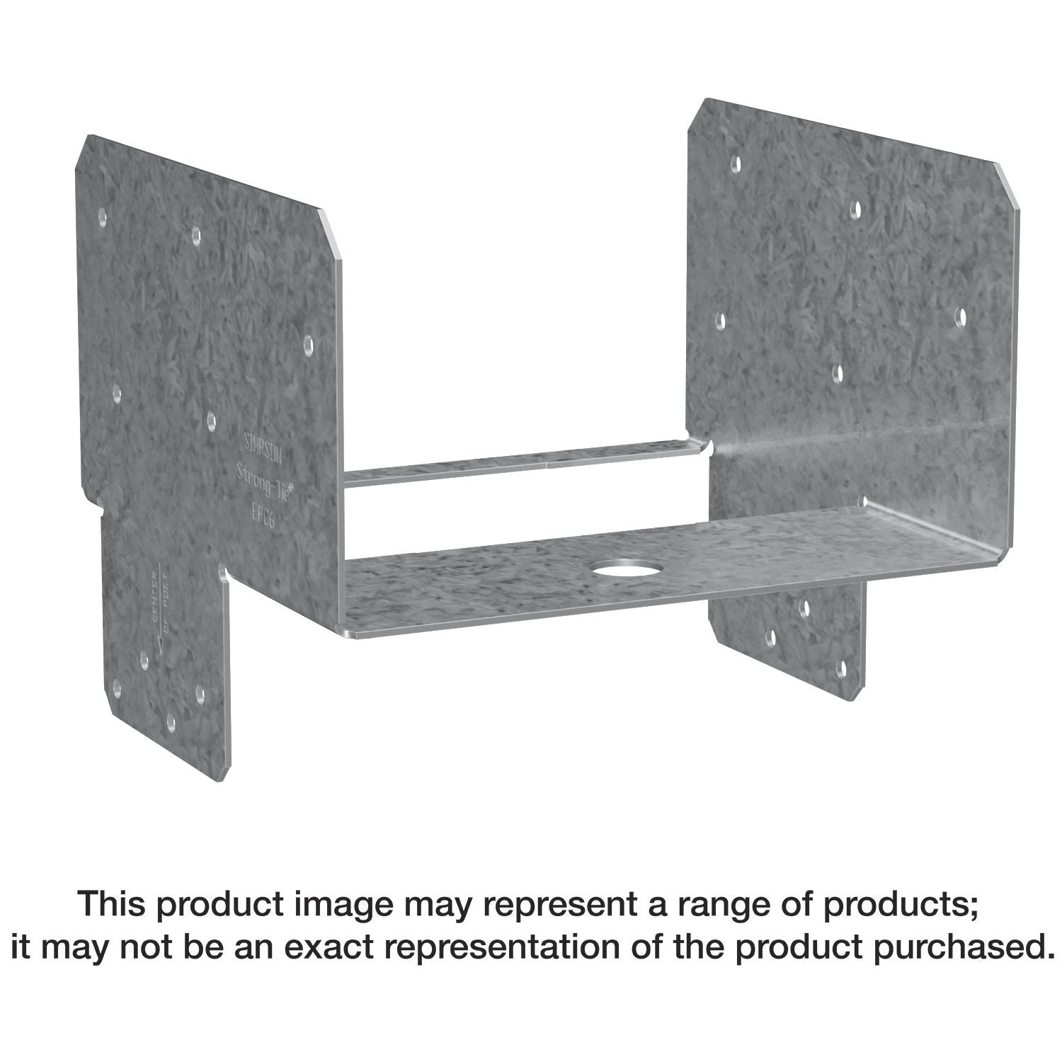 Simpson Strong-Tie EPC4RZ EPCZ ZMAX Galvanized End Post Cap for 4x Rough