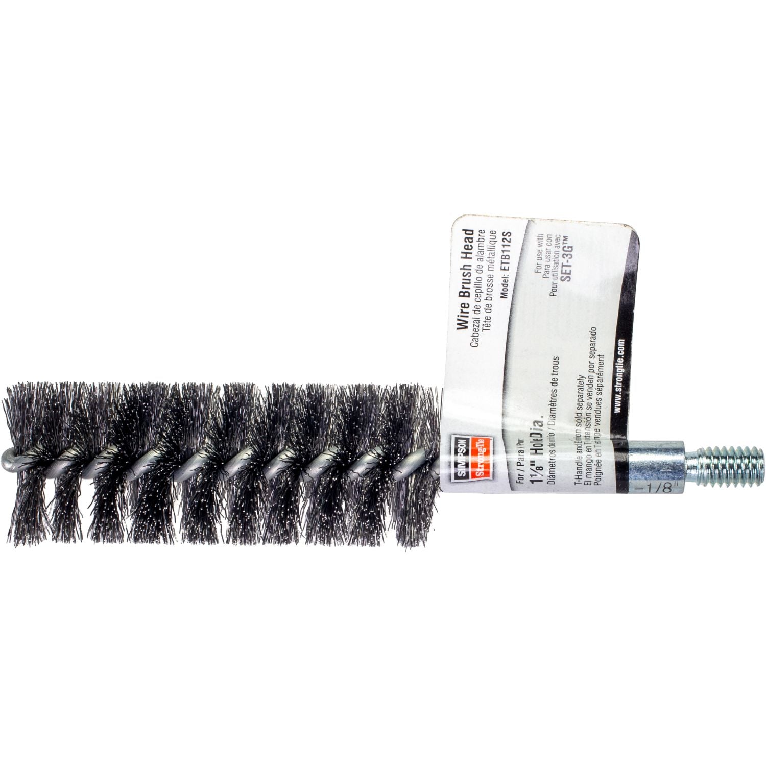 Simpson Strong-Tie ETB112S ETBS 1-1/8-in. Wire Hole-Cleaning Brush Head