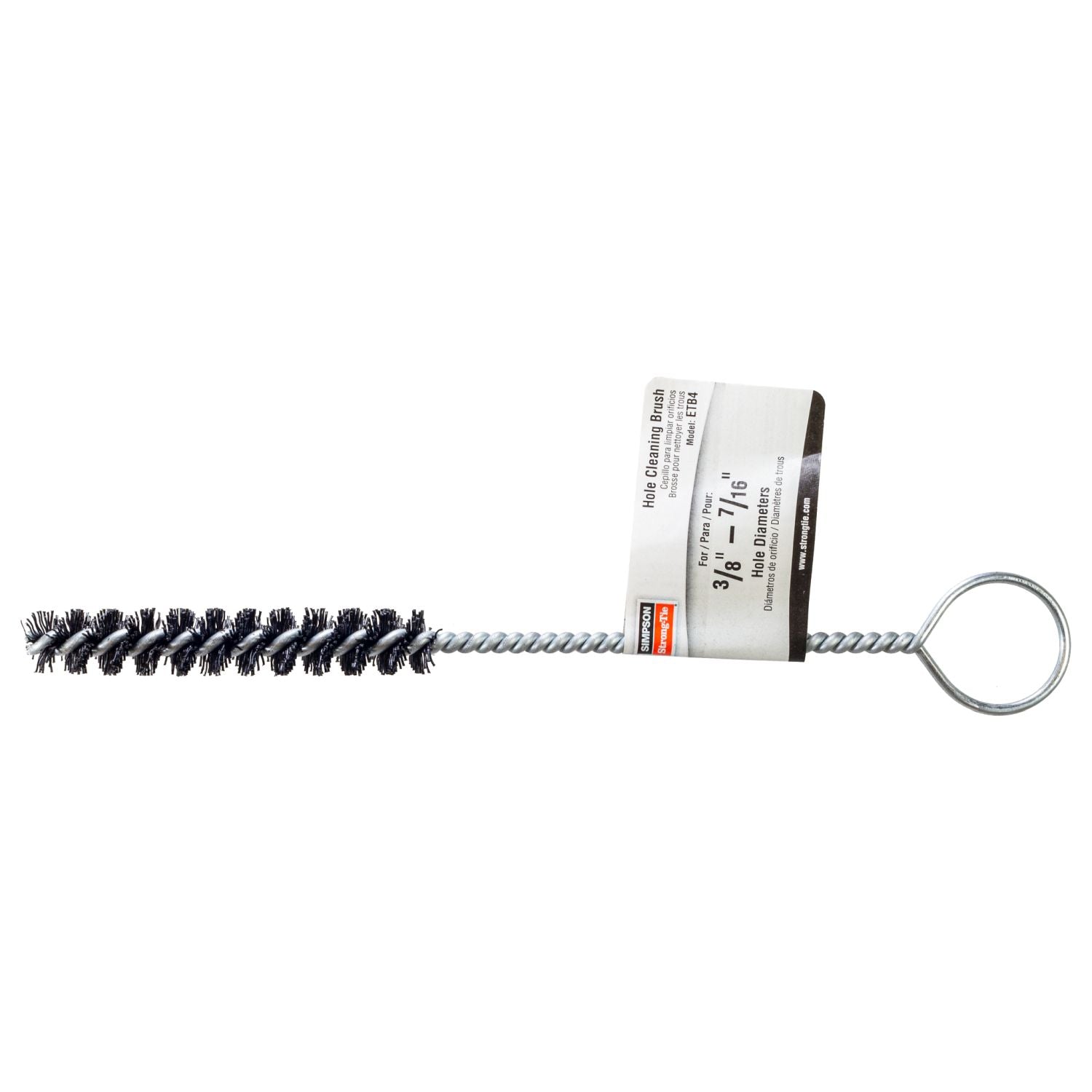 Simpson Strong-Tie ETB4 ETB 1/2-in. x 8-in. Nylon Hole-Cleaning Brush