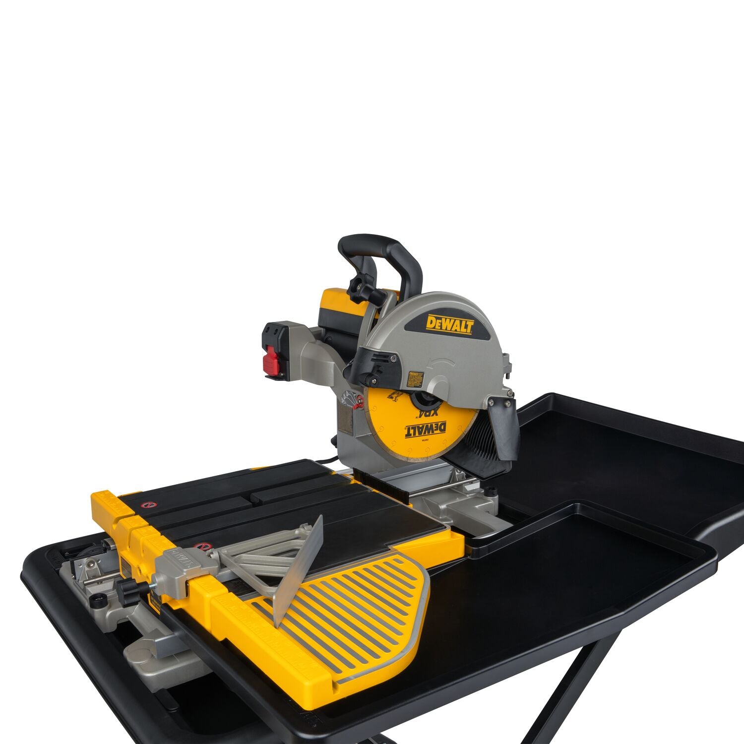 DEWALT 10-in. Corded 1.5 HP Wet Tile Saw with Stand and Blade (D24000S)