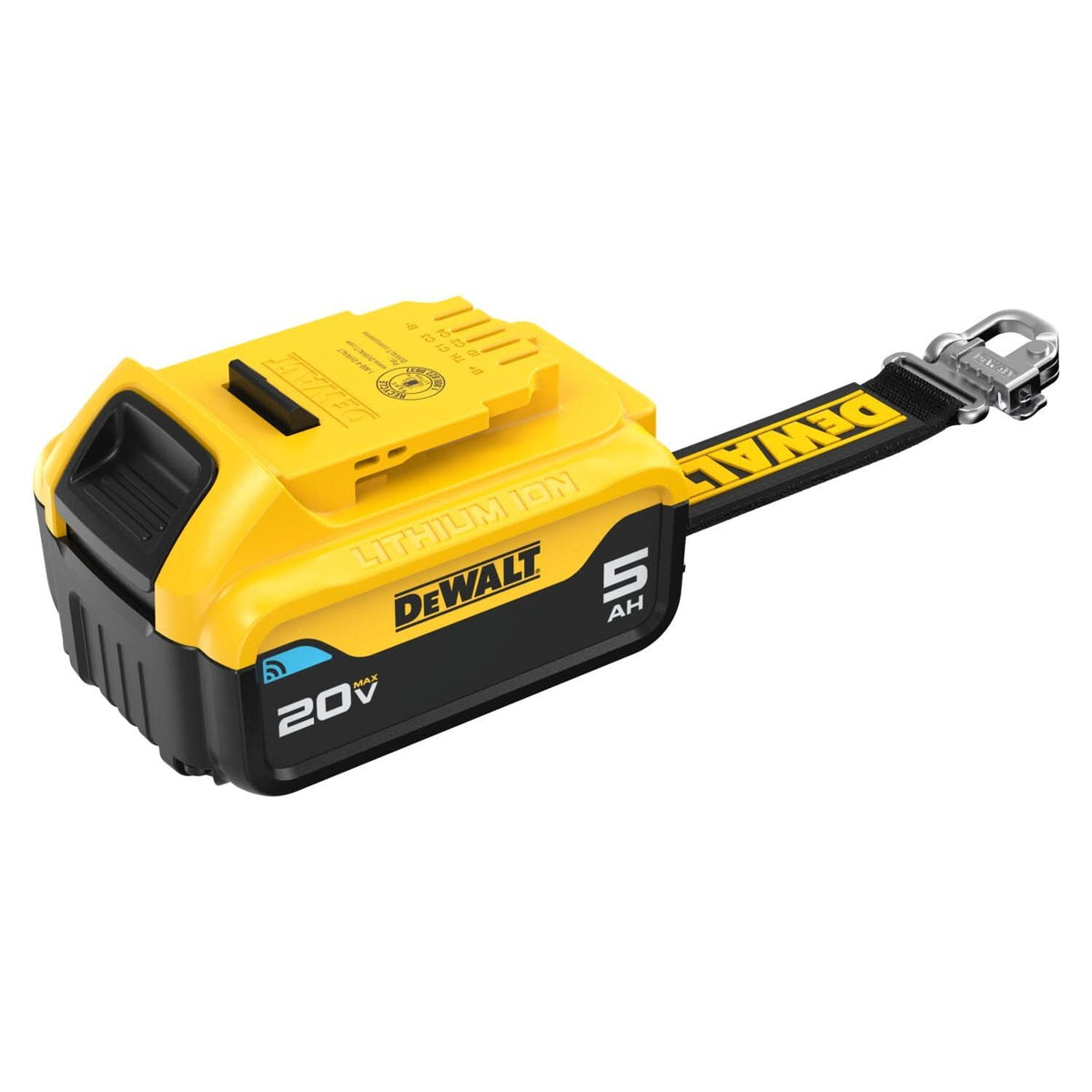 DeWALT DCB205BTLR 20V MAX 5Ah BT Battery Lanyard Ready