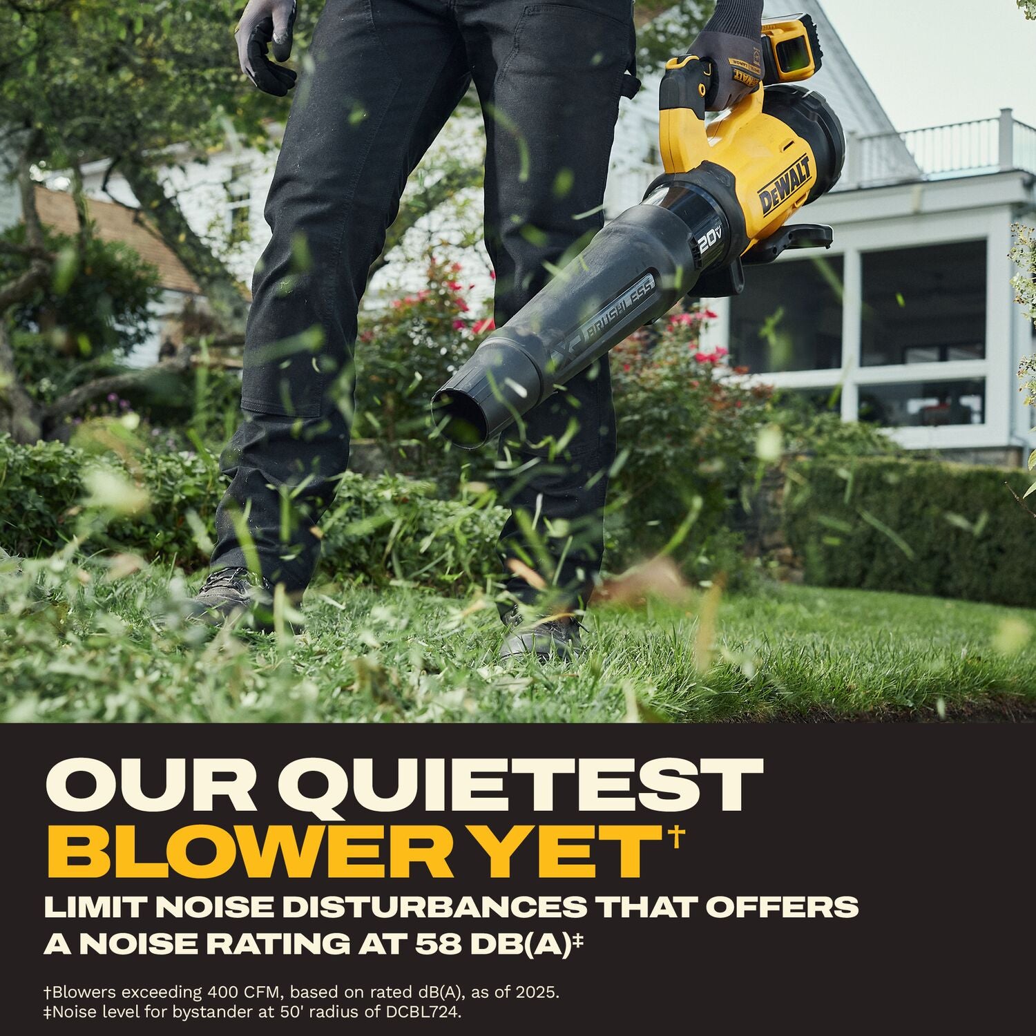 DeWALT DCBL724W1 20V MAX XR Brushless Cordless Blower 8Ah Kit