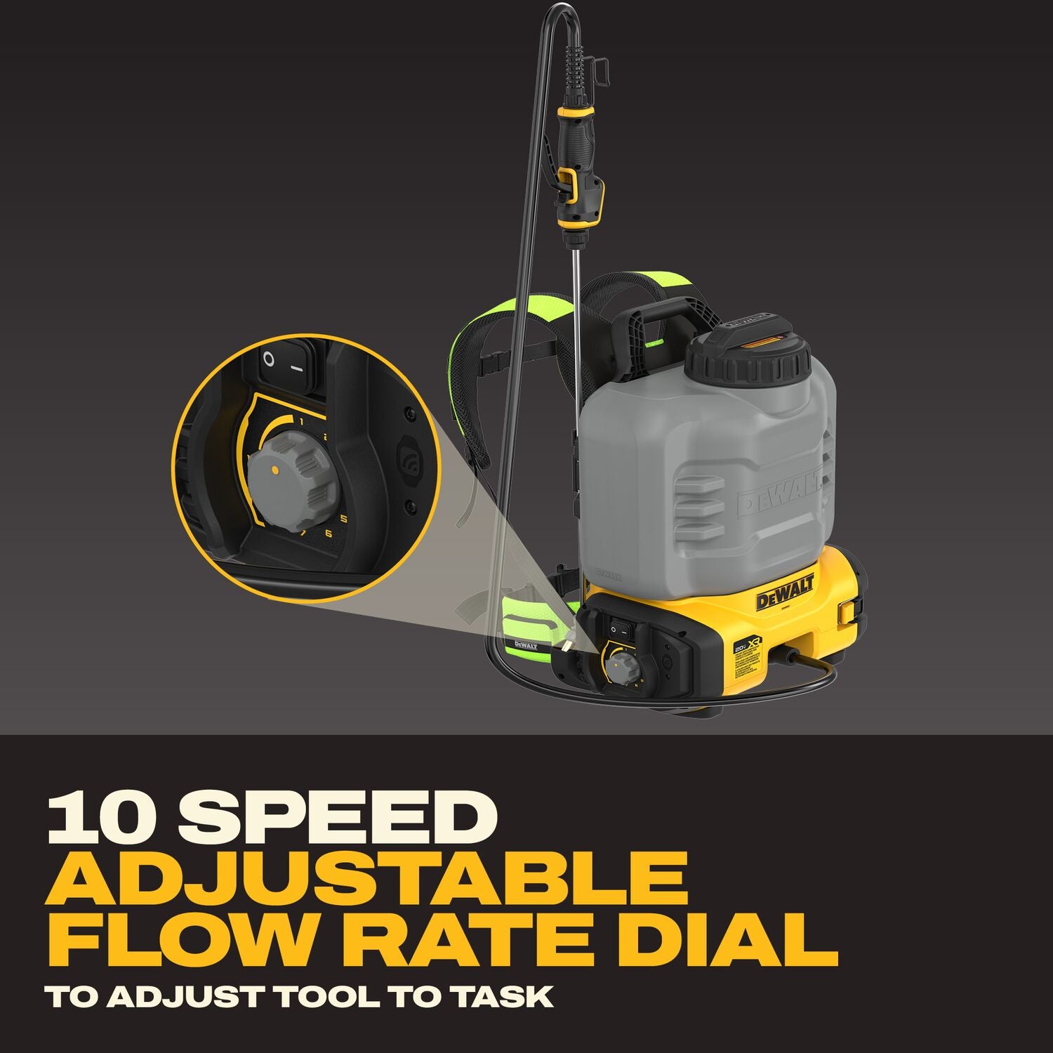 DeWALT DCCS1100B 20V MAX XR Concrete Chemical Sprayer, Tool Only