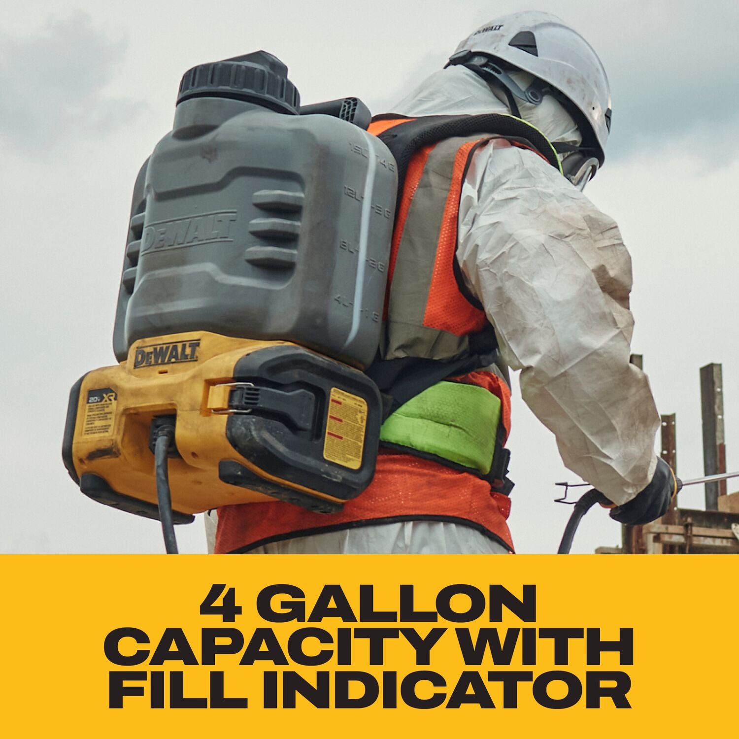 DeWALT DCCS1100GH1 20V MAX XR Concrete Chemical Sprayer 5.0Ah Kit