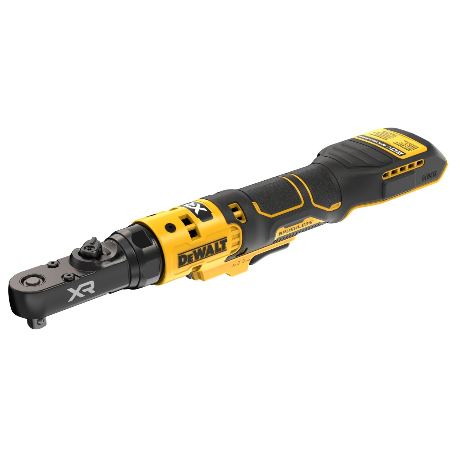 DeWALT DCF520B 20V MAX XR Brushless 1/4-in. & 3/8-in. Sealed Head Ratchet, Tool Only