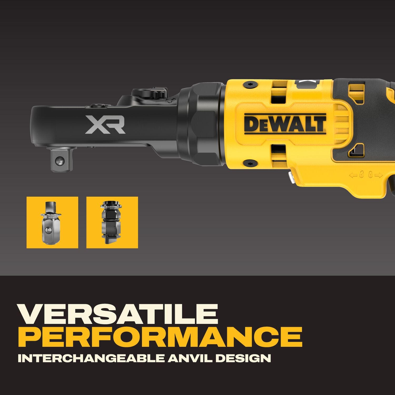 DeWALT DCF520B 20V MAX XR Brushless 1/4-in. & 3/8-in. Sealed Head Ratchet, Tool Only