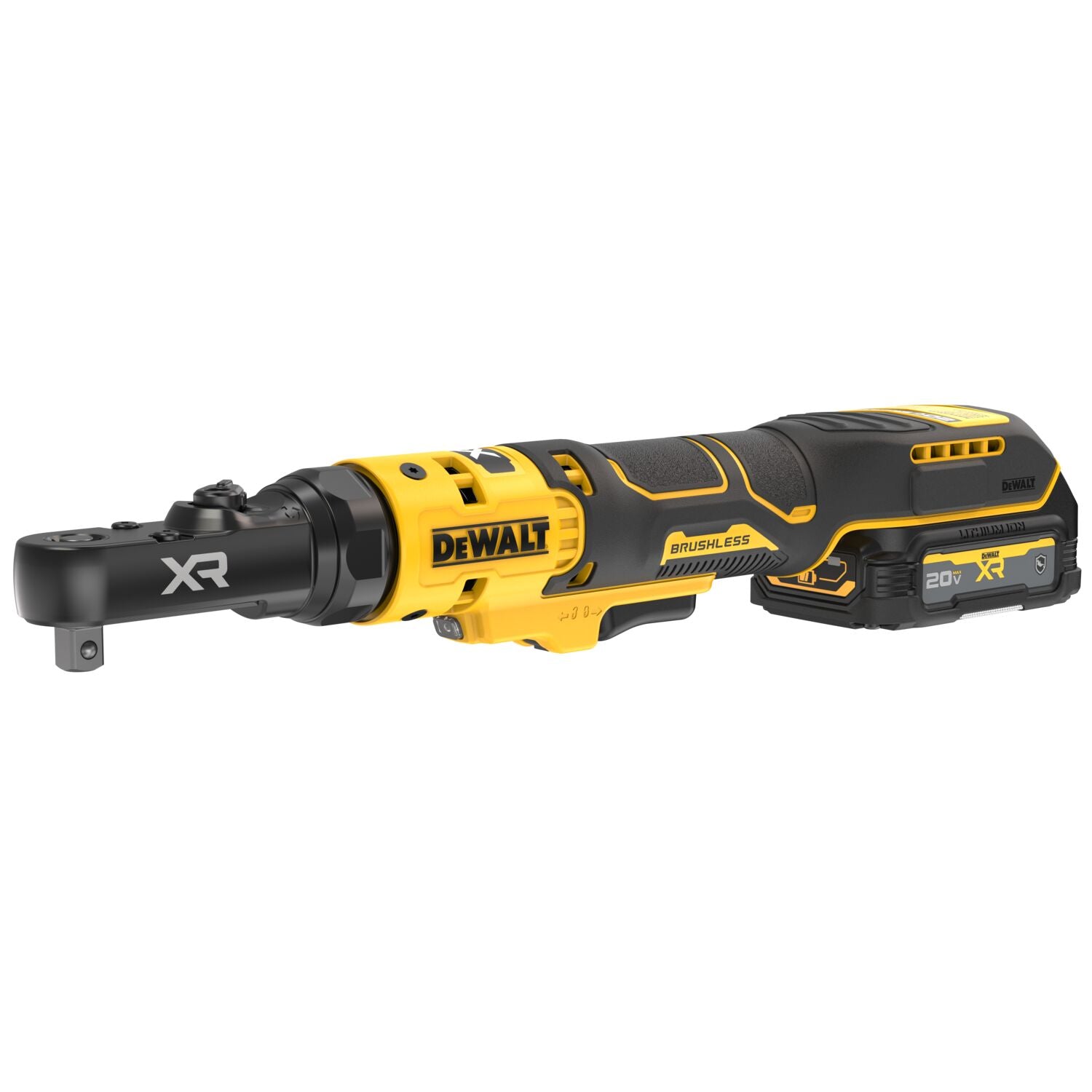 DeWALT DCF520GE1 20V MAX XR Brushless 1/4-in. & 3/8-in. Sealed Head Ratchet 1.7Ah Kit