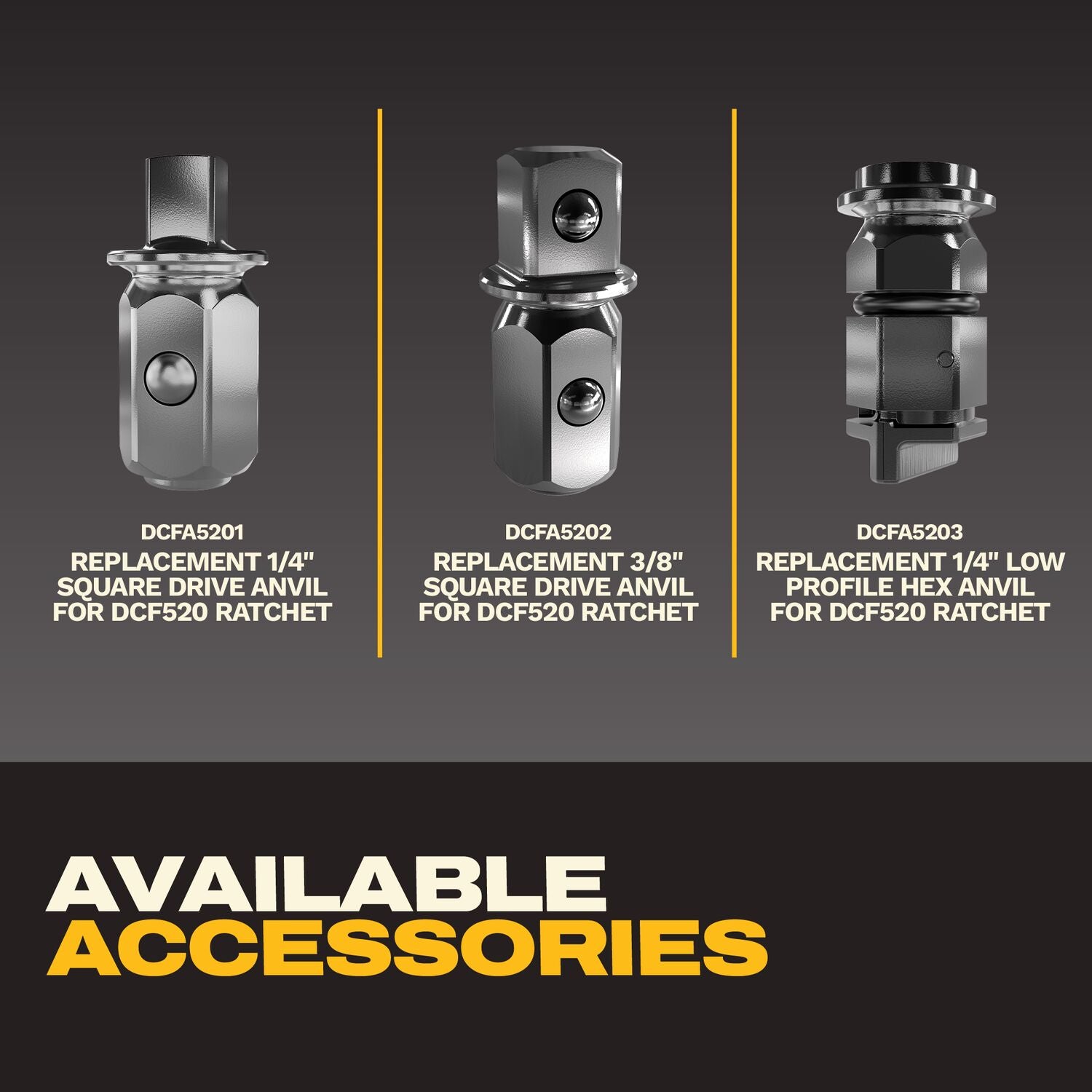 DeWALT DCF520GE1 20V MAX XR Brushless 1/4-in. & 3/8-in. Sealed Head Ratchet 1.7Ah Kit