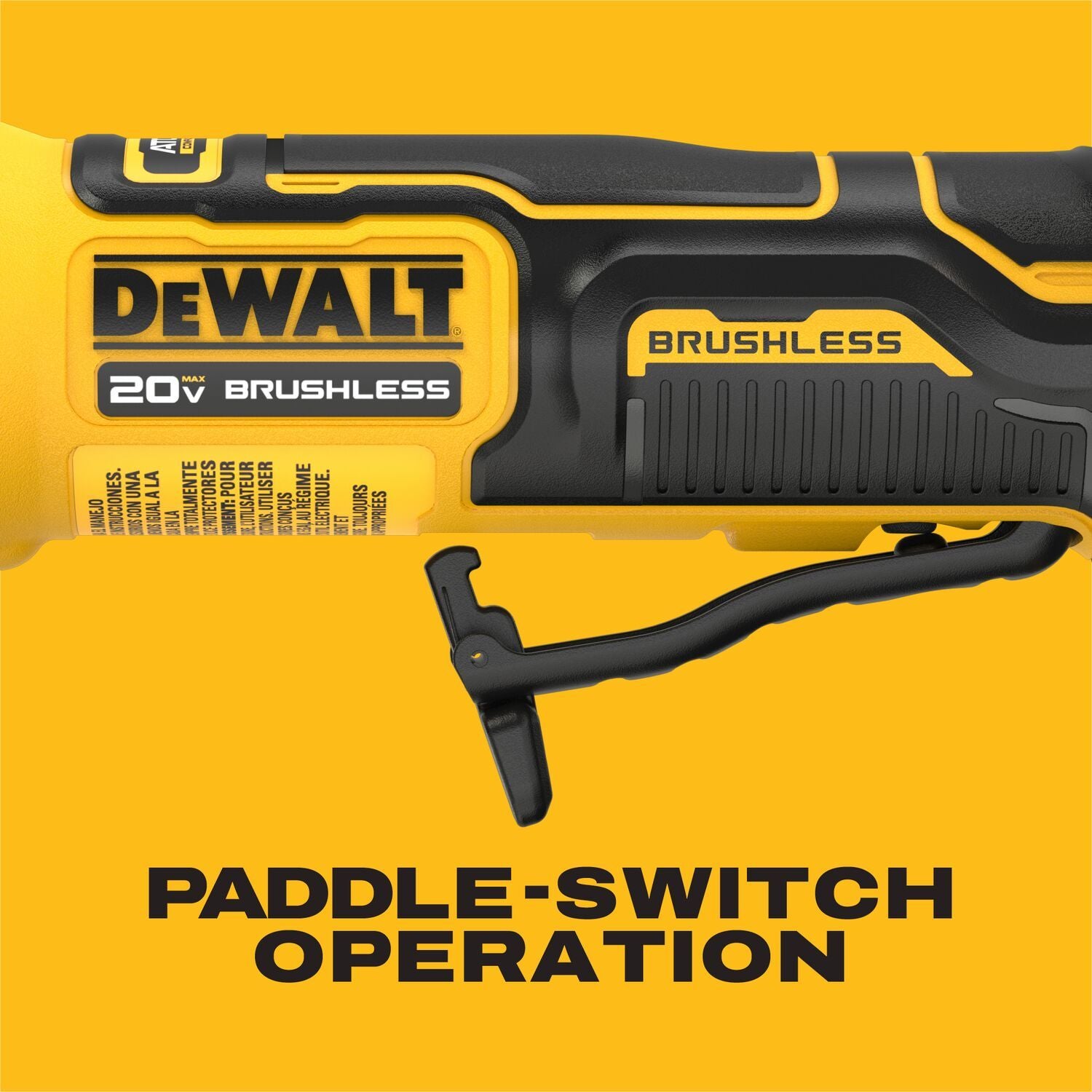 DeWALT DCG400B ATOMIC 20V MAX 4-in. Angle Grinder, Tool Only