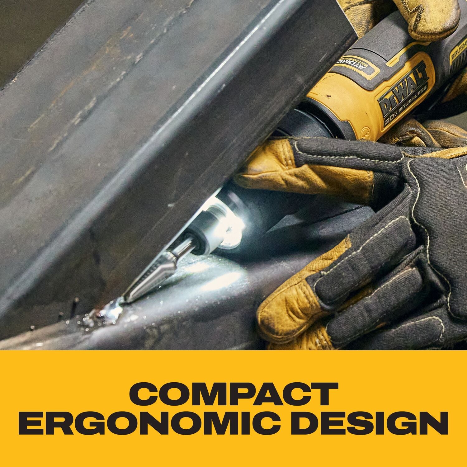 DeWALT DCG420GE1 20V MAX ATOMIC Die Grinder Oil-Resistant  1.7Ah XR POWERSTACK Kit