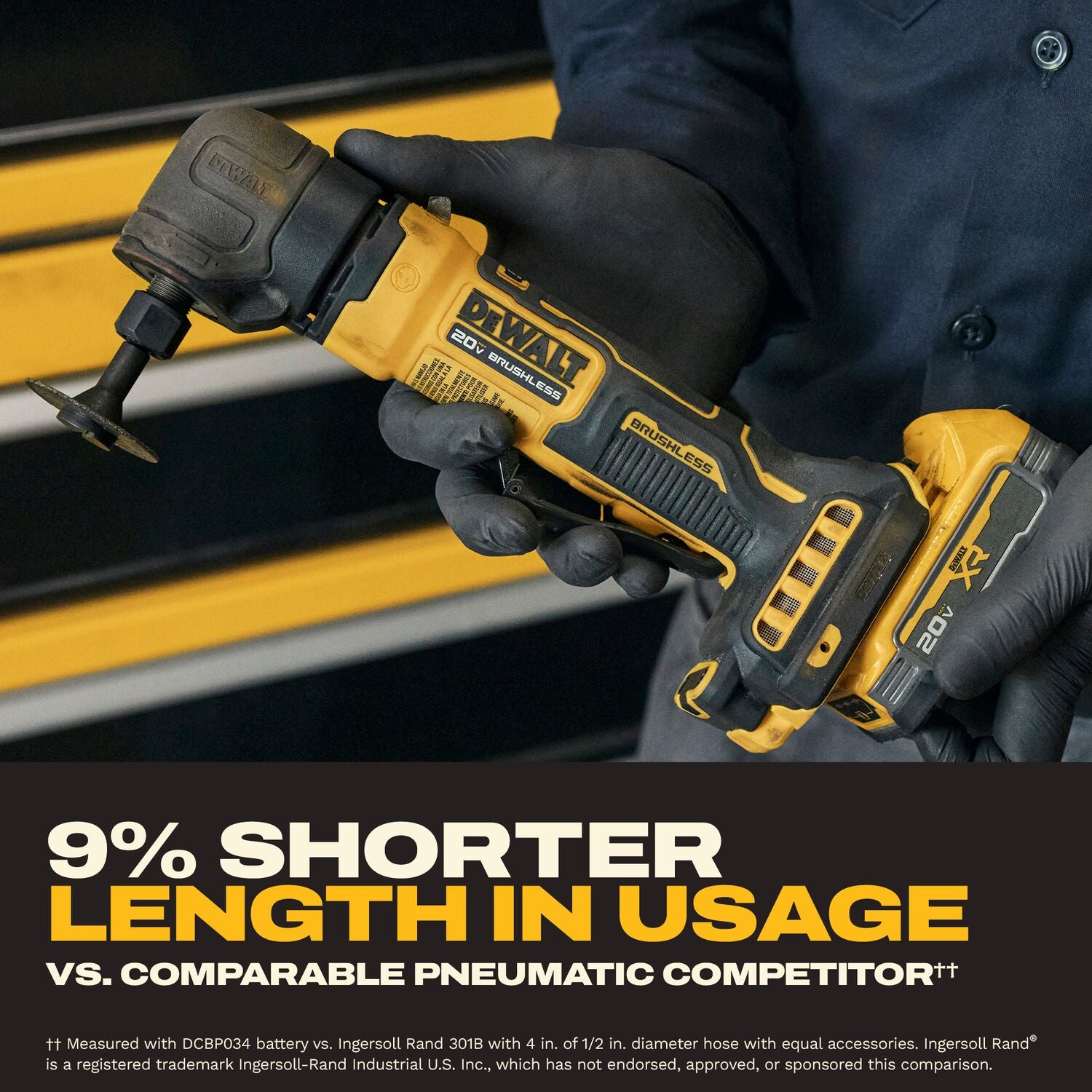 DeWALT DCG422GE1 ATOMIC 20V MAX Right Angle Grinder 1.7Ah Kit With XR POWERSTACK