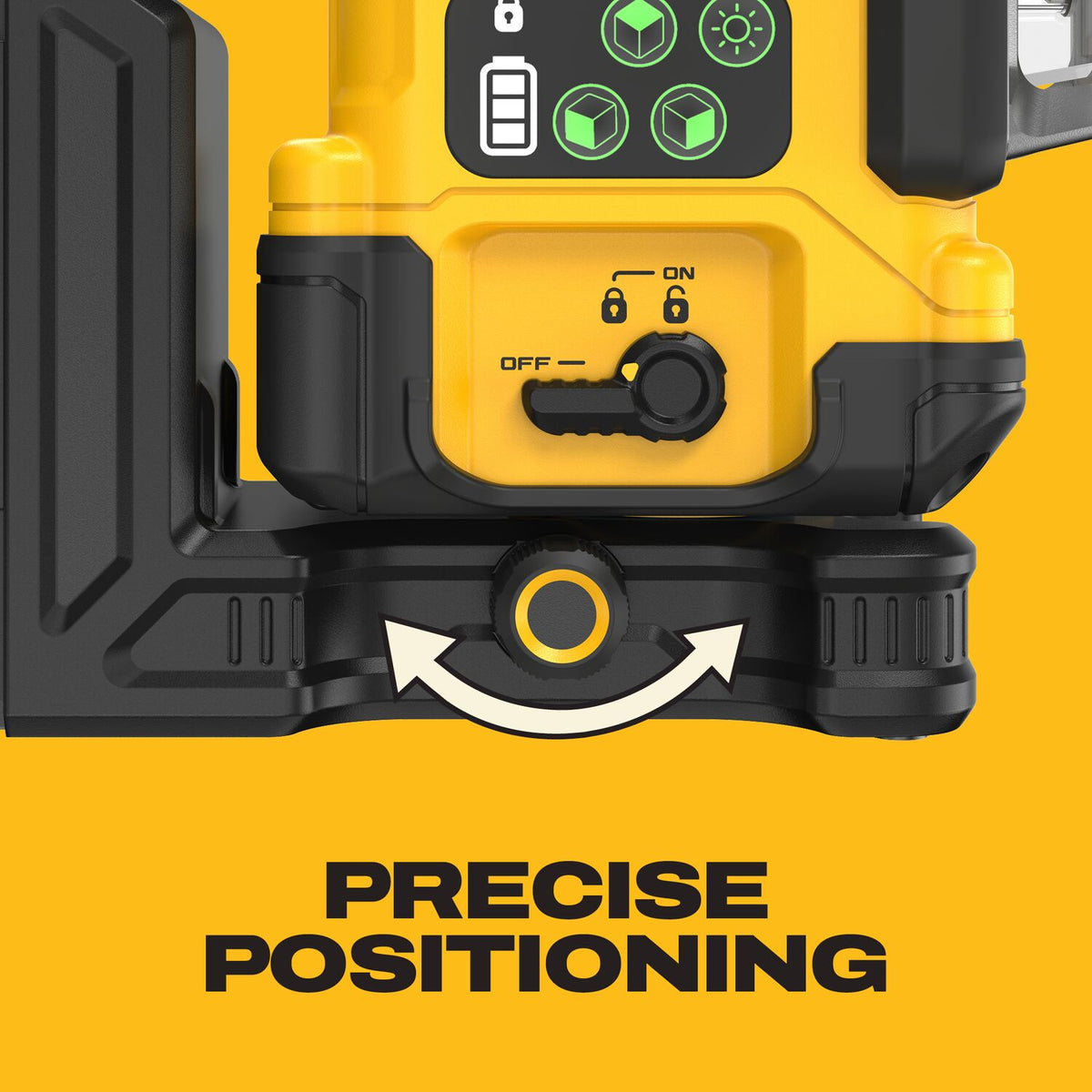 DeWALT DCLE14361GB USB-C Rechargeable 3x360° Green Line Laser Level
