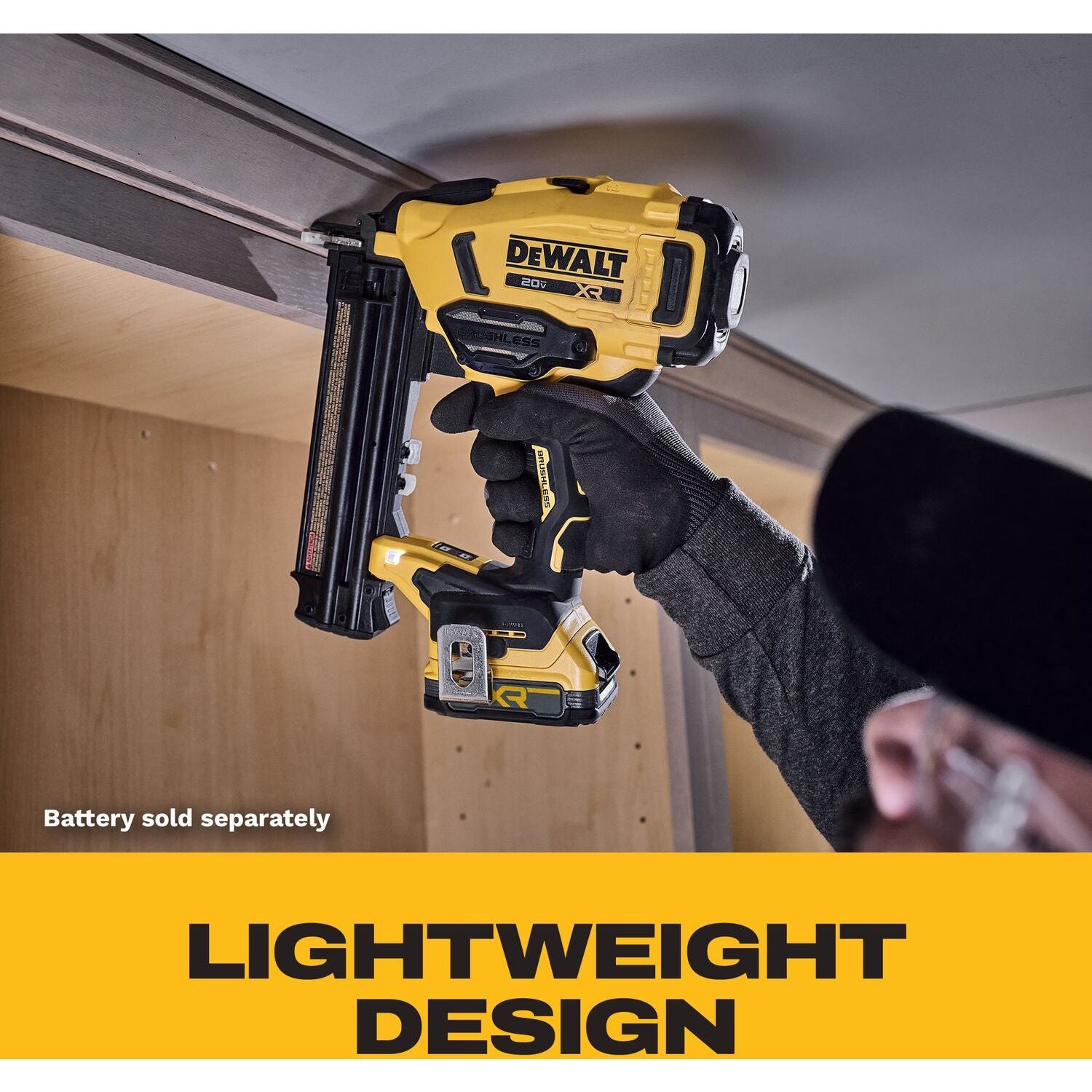 DeWALT DCN210B 20V MAX XR 18Ga Brad Nailer, Tool Only