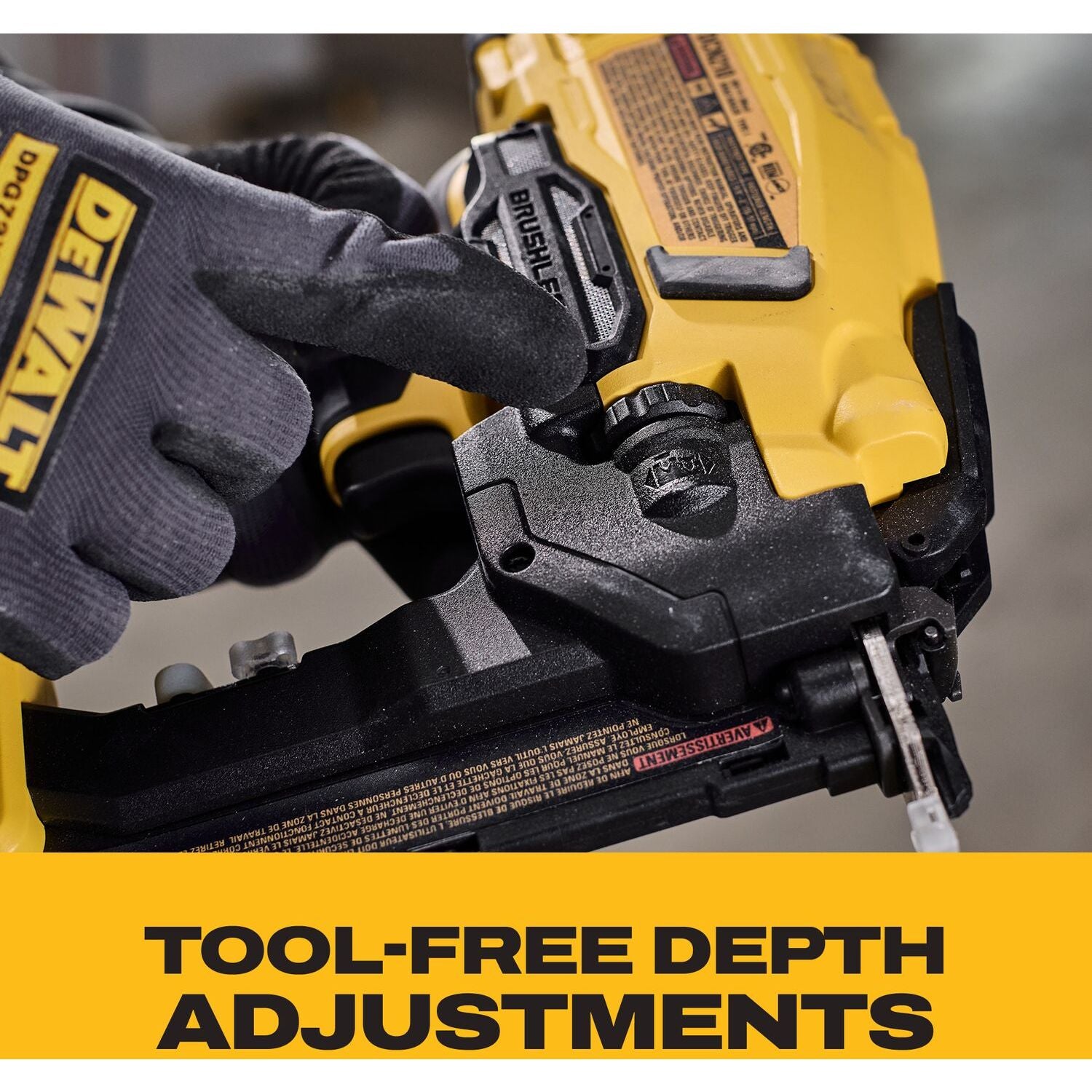 DeWALT DCN210E1 20V MAX XR 18Ga Brad Nailer Powerstack 1.7Ah Kit